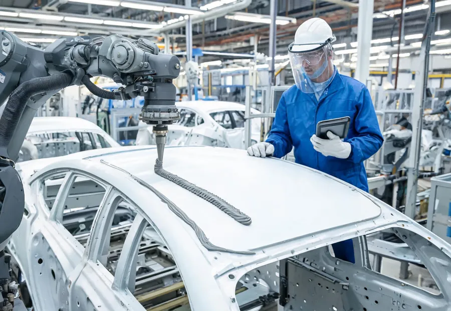 Automotive adhesive application